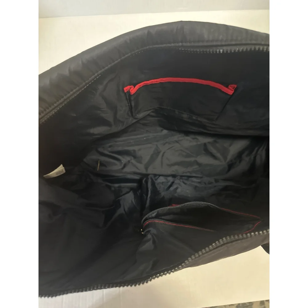Tommy Hilfiger Large Gym Travel Duffle Bag Logo Triped Red White Blue 22